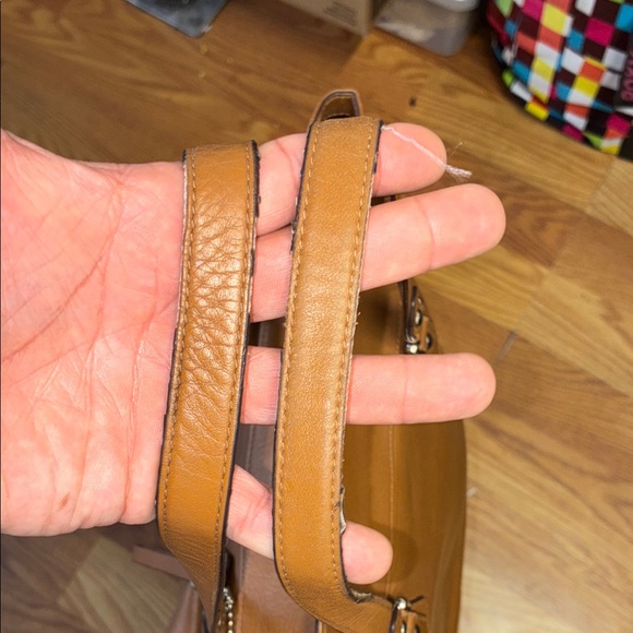 Coach Tan Leather Tote Bag - Picture 11 of 12